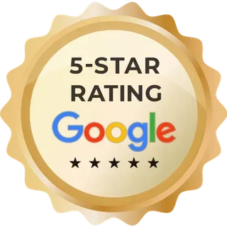 5-Star Google Rating badge