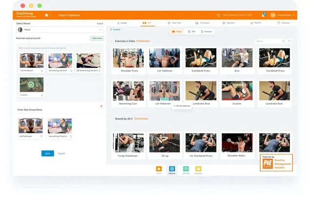 PtEverywhere home exercise program video library